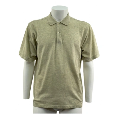 Pre-owned Trussardi Polo Shirt In Beige