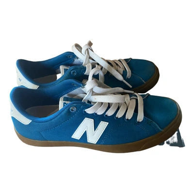 Pre-owned New Balance Low Trainers In Blue