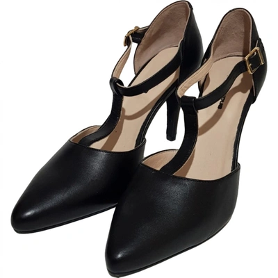 Pre-owned Ted Lapidus Leather Heels In Black