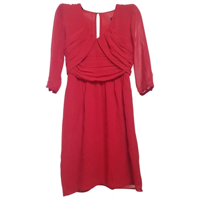 Pre-owned Max & Co Silk Dress In Red