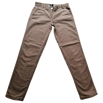 Pre-owned Ted Baker Chino Pants In Camel