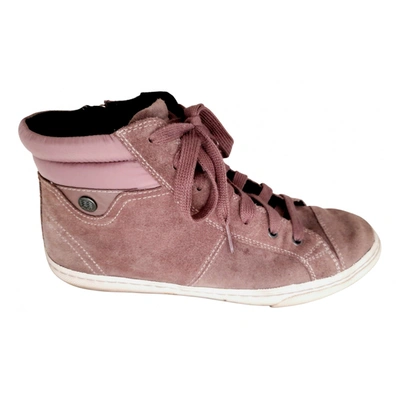 Pre-owned Geox Trainers In Pink