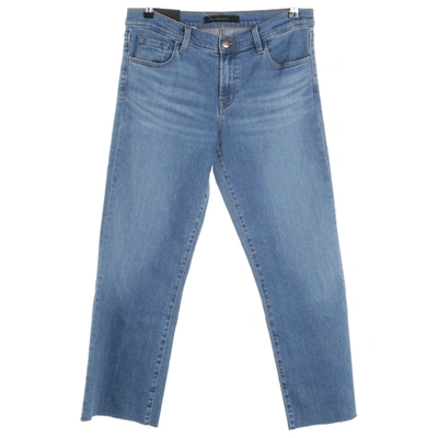 Pre-owned J Brand Boyfriend Jeans In Blue