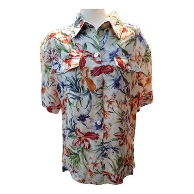 Pre-owned C/meo Collective Linen Shirt In Multicolour