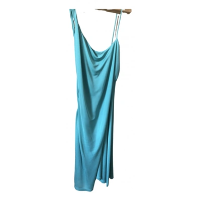 Pre-owned Byblos Dress In Turquoise