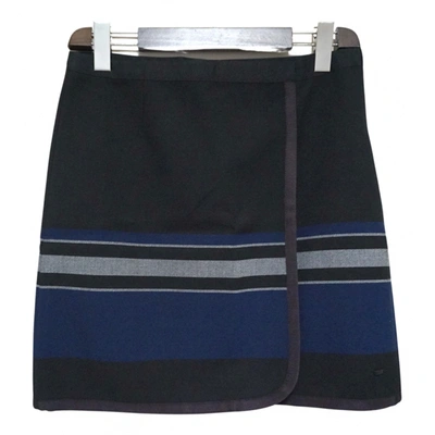 Pre-owned Tommy Hilfiger Mini Skirt In Black