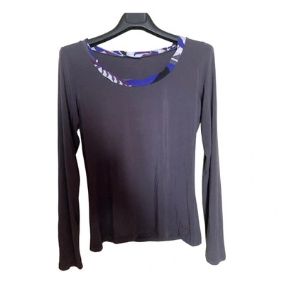 Pre-owned Emilio Pucci T-shirt In Grey