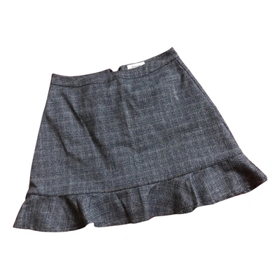 Pre-owned Modstrom Mini Skirt In Anthracite