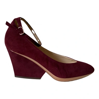 Pre-owned L'autre Chose Heels In Burgundy