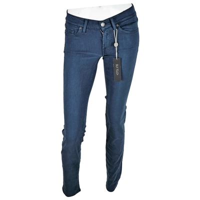 Pre-owned 7 For All Mankind Slim Jeans In Blue