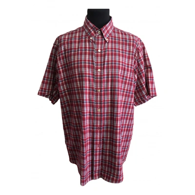 Pre-owned Brooks Brothers Shirt In Red