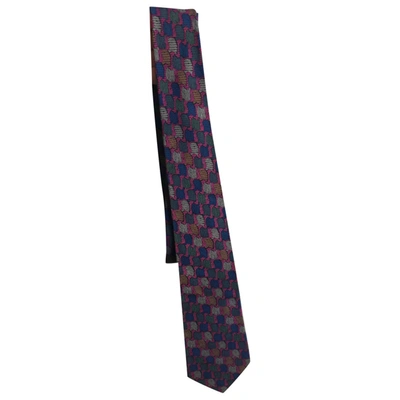 Pre-owned Missoni Silk Tie In Purple