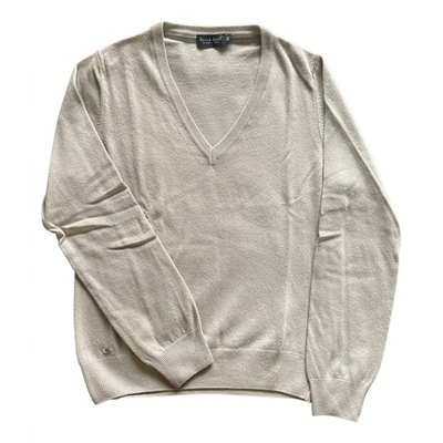 Pre-owned Brooksfield Wool Jumper In Beige