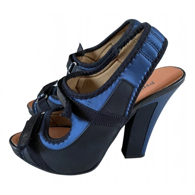 Pre-owned Alberta Ferretti Sandals In Blue