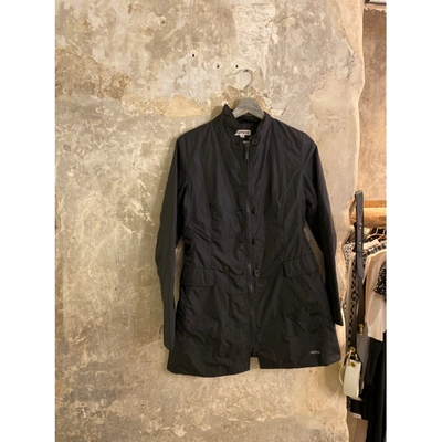Pre-owned Aspesi Trench Coat In Black