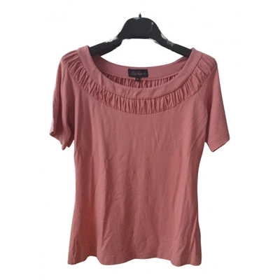 Pre-owned Luisa Spagnoli T-shirt In Pink