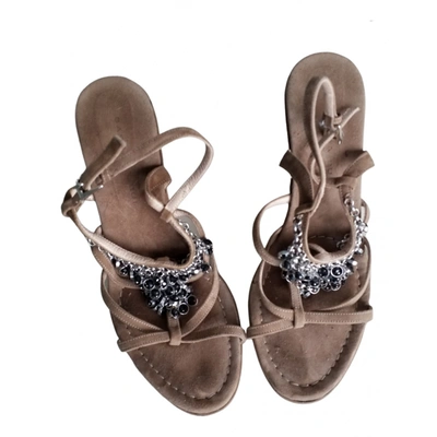 Pre-owned Barbara Bui Sandals In Brown