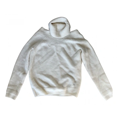 Pre-owned Miss Sixty Wool Jumper In White