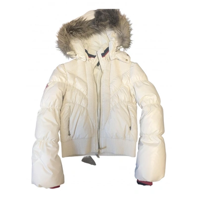Pre-owned Just Cavalli Jacket In White