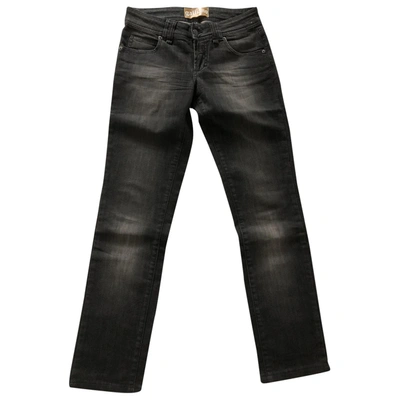 Pre-owned Galliano Straight Jeans In Black