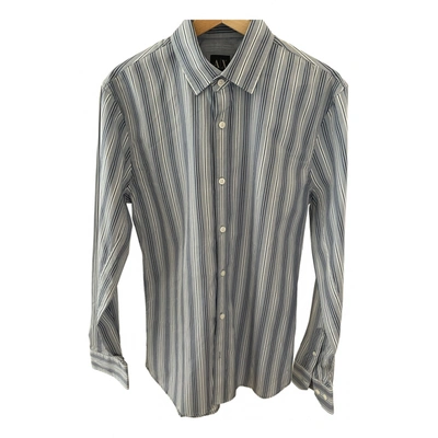 Pre-owned Emporio Armani Shirt In Blue