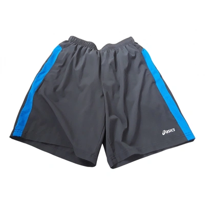 Pre-owned Asics Black Polyester Shorts