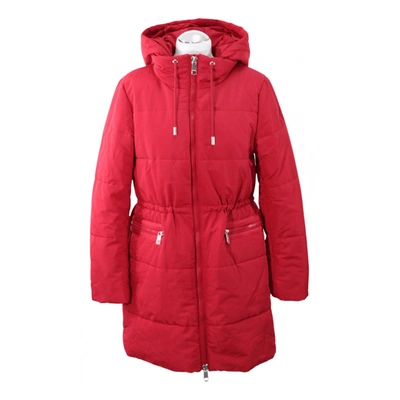 Pre-owned Tommy Hilfiger Coat In Red