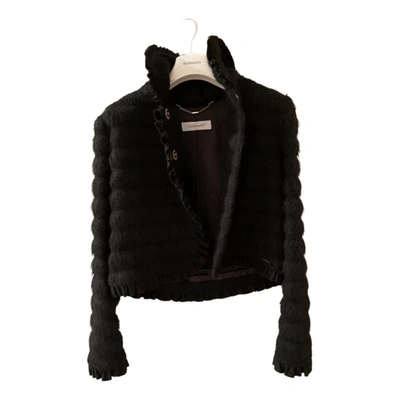 Pre-owned Cristinaeffe Wool Jacket In Black
