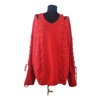 Pre-owned Mcq By Alexander Mcqueen Wool Jumper In Red