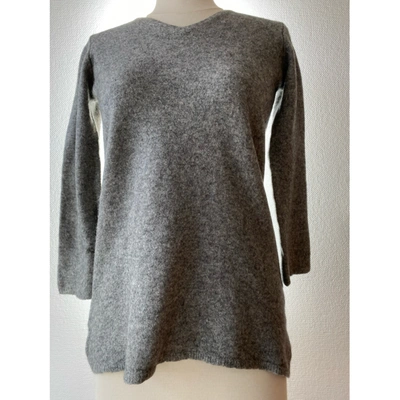 Pre-owned Queene And Belle Cashmere Jumper In Anthracite