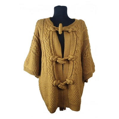 Pre-owned Sessun Wool Cardigan In Yellow
