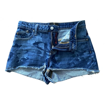 Pre-owned Vivienne Westwood Anglomania Blue Denim - Jeans Shorts