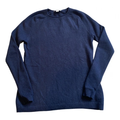 Pre-owned Whistles Cashmere Jumper In Navy