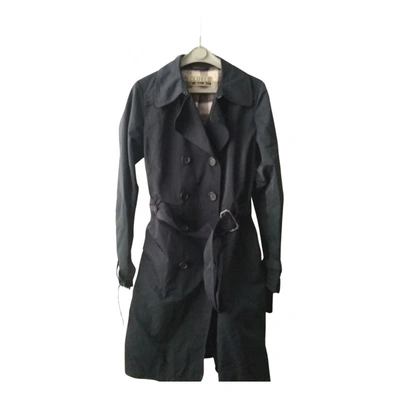 Pre-owned Closed Trench Coat In Navy