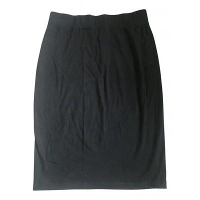 Pre-owned Lna Mid-length Skirt In Black
