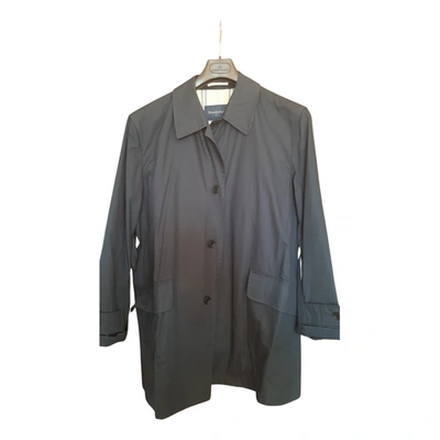 Pre-owned Brooksfield Trenchcoat In Blue