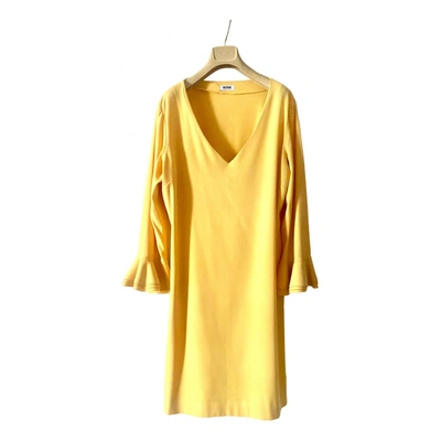 Pre-owned Moschino Cheap And Chic Mid-length Dress In Yellow