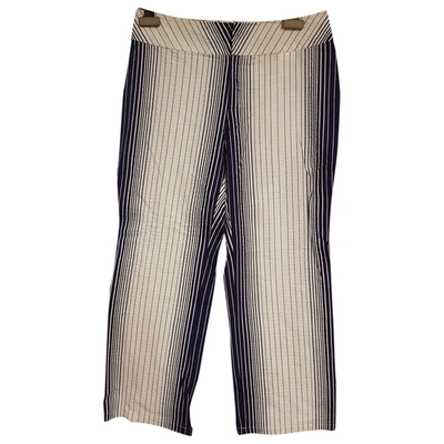 Pre-owned Adolfo Dominguez Trousers In Multicolour
