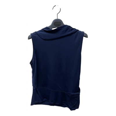 Pre-owned Atlein Vest In Blue