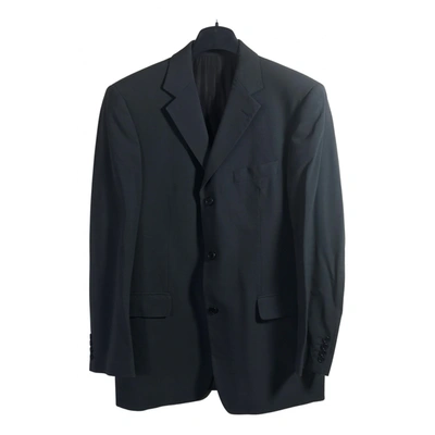 Pre-owned Hugo Boss Wool Suit In Anthracite