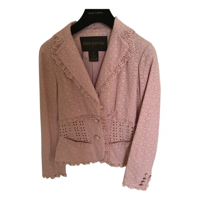 Pre-owned Louis Vuitton Jacket In Pink