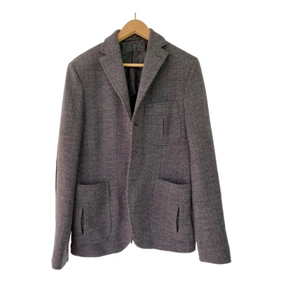Pre-owned Cruciani Wool Jacket In Grey