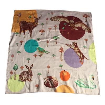 Pre-owned Tsumori Chisato Silk Handkerchief In Multicolour