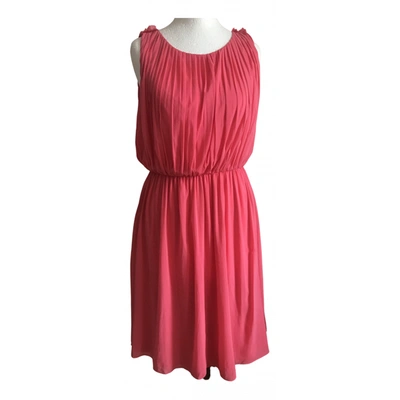 Pre-owned Alice And Olivia Silk Dress In Pink