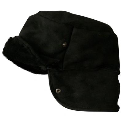 Pre-owned Paul Smith Leather Hat In Black