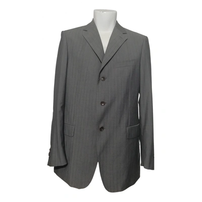 Pre-owned Pal Zileri Wool Vest In Grey
