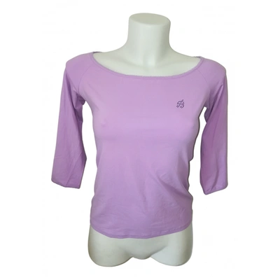 Pre-owned Blumarine T-shirt In Purple