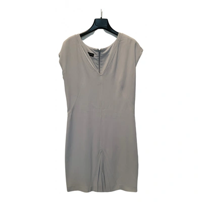 Pre-owned Emporio Armani Mid-length Dress In Silver