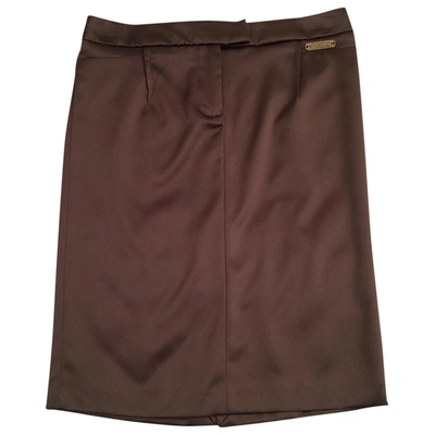 Pre-owned Galliano Brown Polyester Skirt