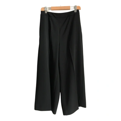 Pre-owned Les Copains Trousers In Black